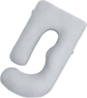 Momcozy - U Shaped Cooling Fabric Pregnancy Pillow - Gray - Front_Zoom
