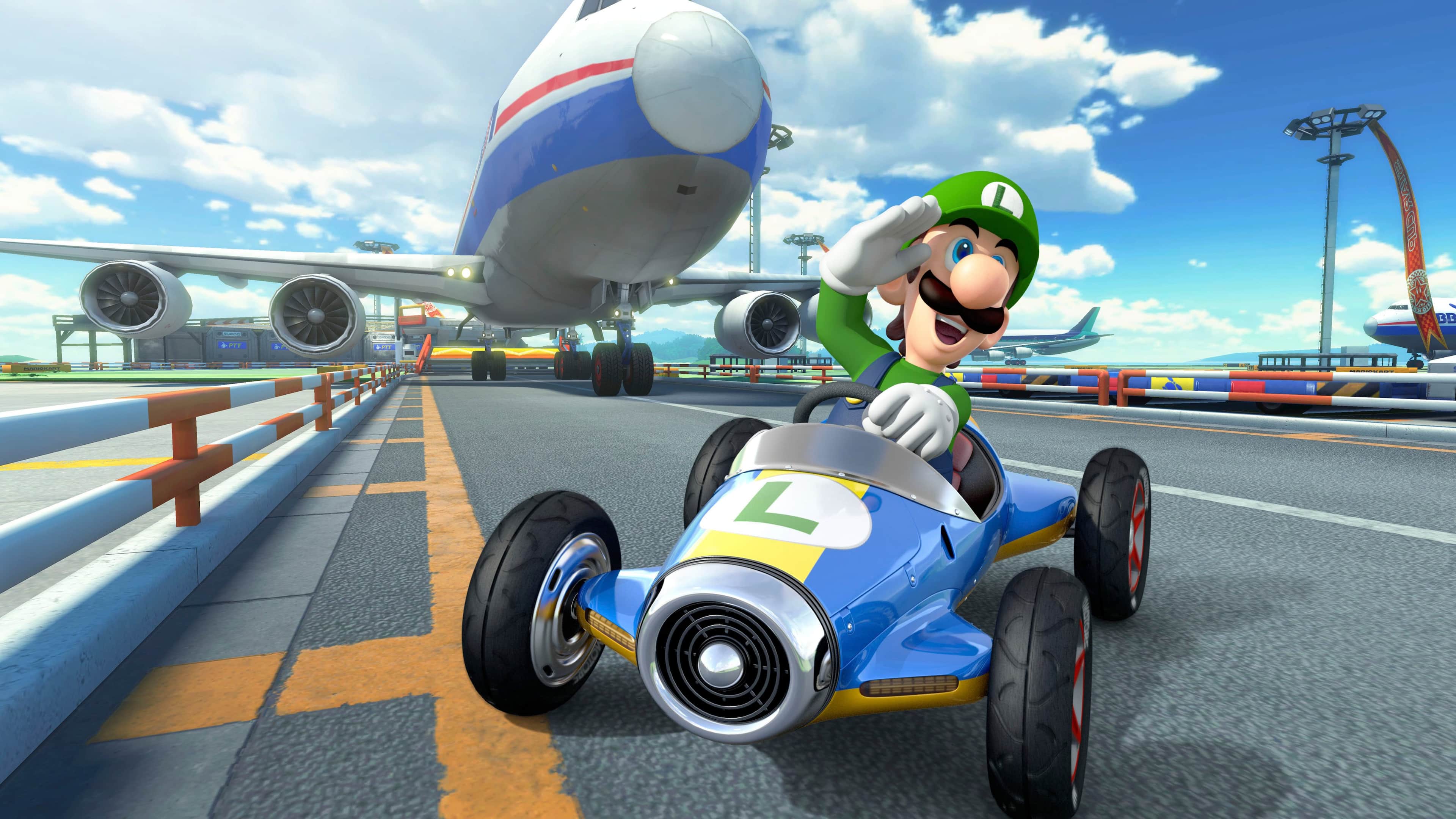 Alt View 19. Nintendo - Switch Mario Kart 8 Deluxe Bundle (Full Game Download + 3 Mo. Switch Online Membership Included) - Multi.