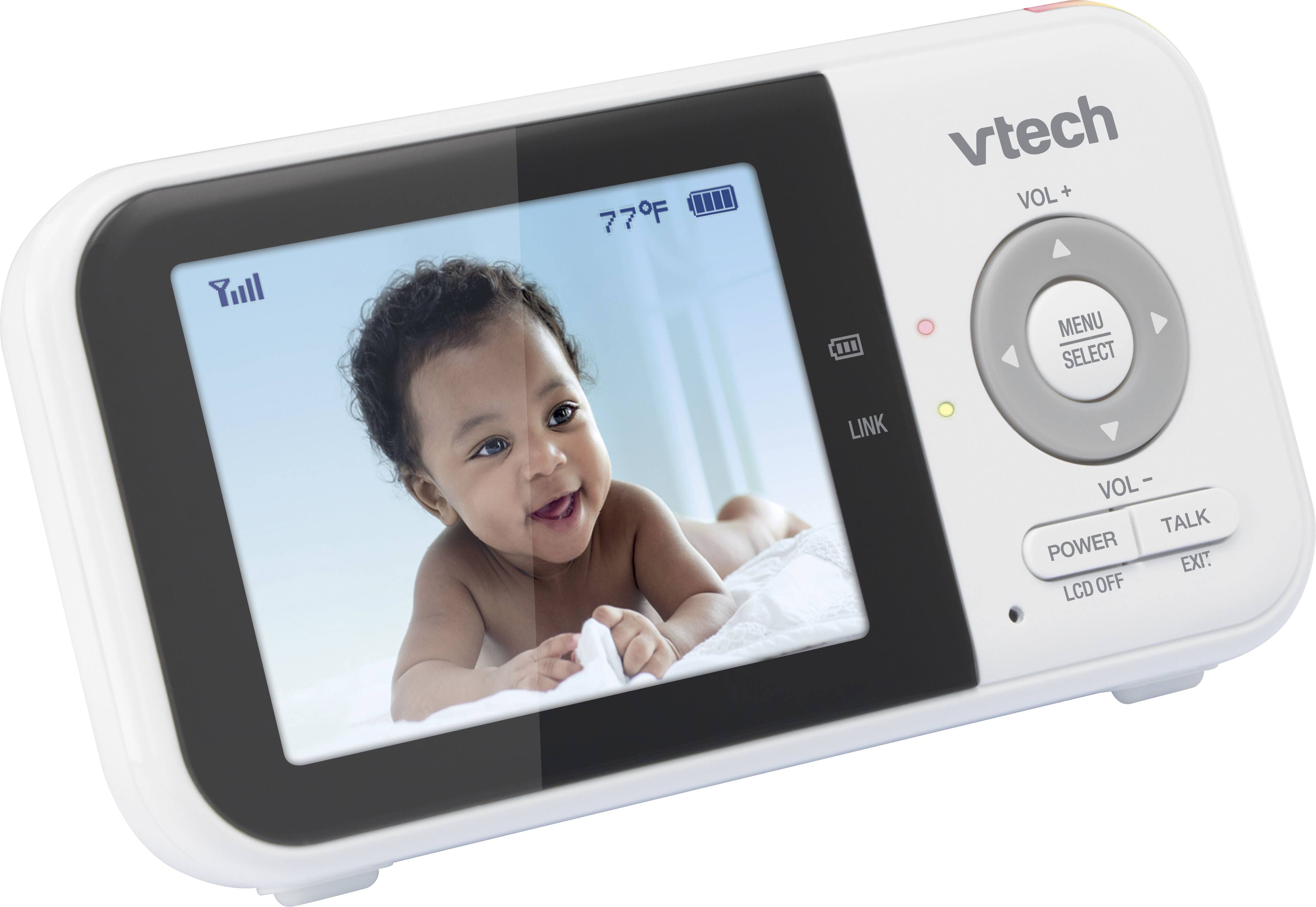 Alt View 16. VTech - 2.8” Digital Video Baby Monitor with Night Light - White.