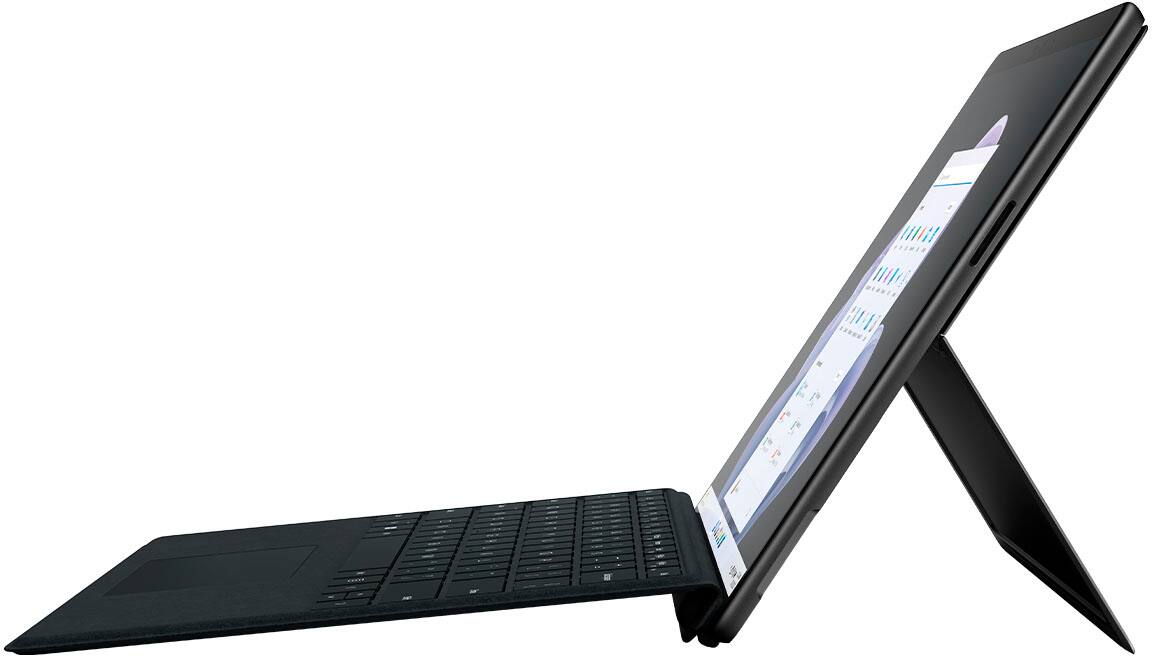 Alt View 11. Microsoft - Surface Pro 9 - 13" Touch-Screen - Intel Core i5 - 16GB Memory - 256GB SSD with Surface Pro Keyboard - Graphite.