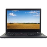 Front Zoom. Refurbished Lenovo T470 Laptop, Core i7-7600U 2.8GHz, 16GB, 512GB SSD, 14" FHD, Win10P64, CAM, TOUCH, A GRADE - Black.