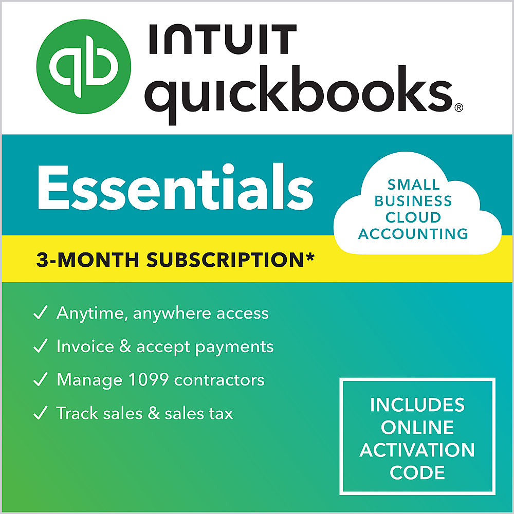 QuickBooks - Online Essentials 2024 - Mac OS, Windows [Digital]