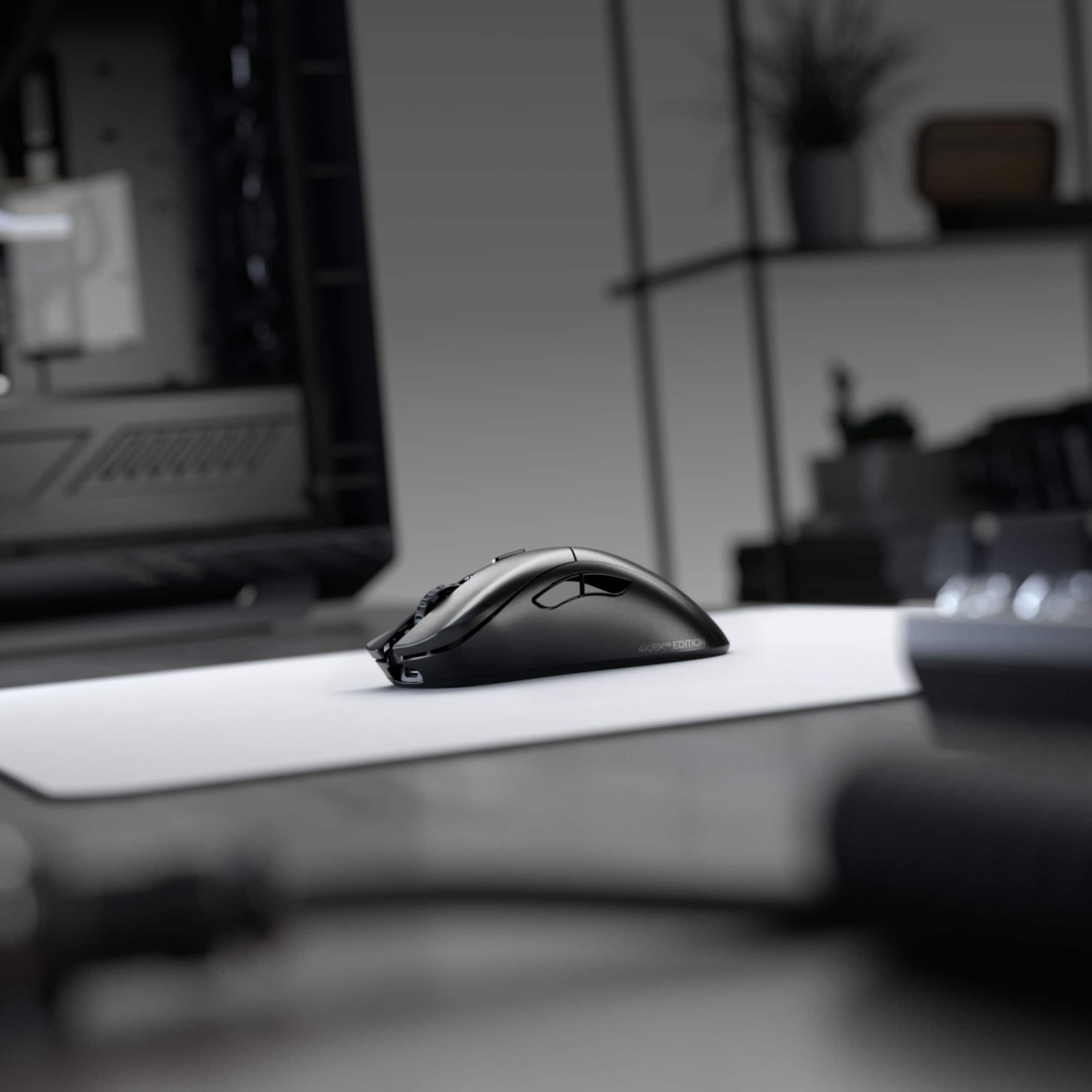 Alt View 13. Glorious - Model D 2 Pro Lightweight Wireless Optical Gaming Mouse with BAMF 2.0 Sensor - Matte Black.