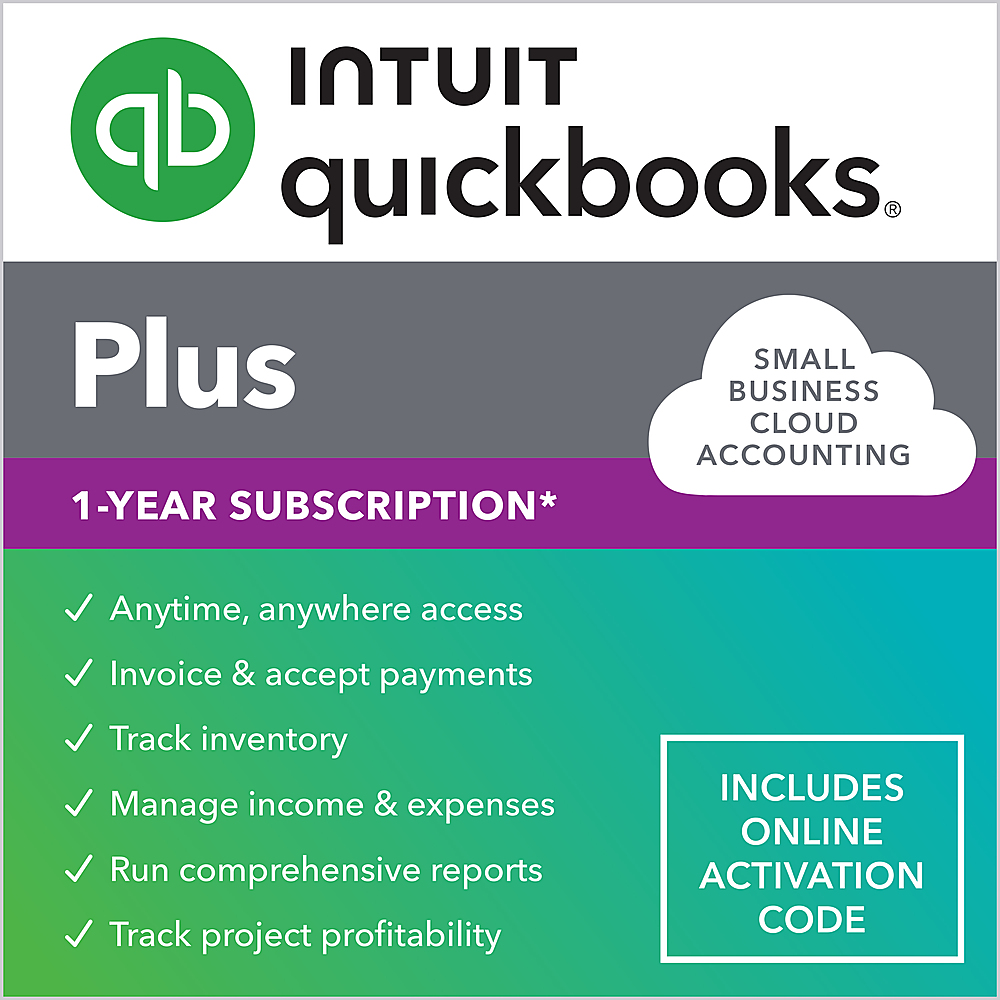 QuickBooks Online Plus 2024 Mac OS, Windows [Digital] INT940800V119