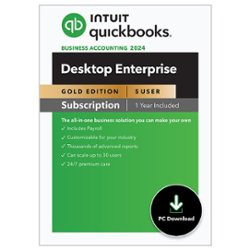 QuickBooks - Desktop Enterprise Gold 2024 - Windows [Digital] - Front_Zoom