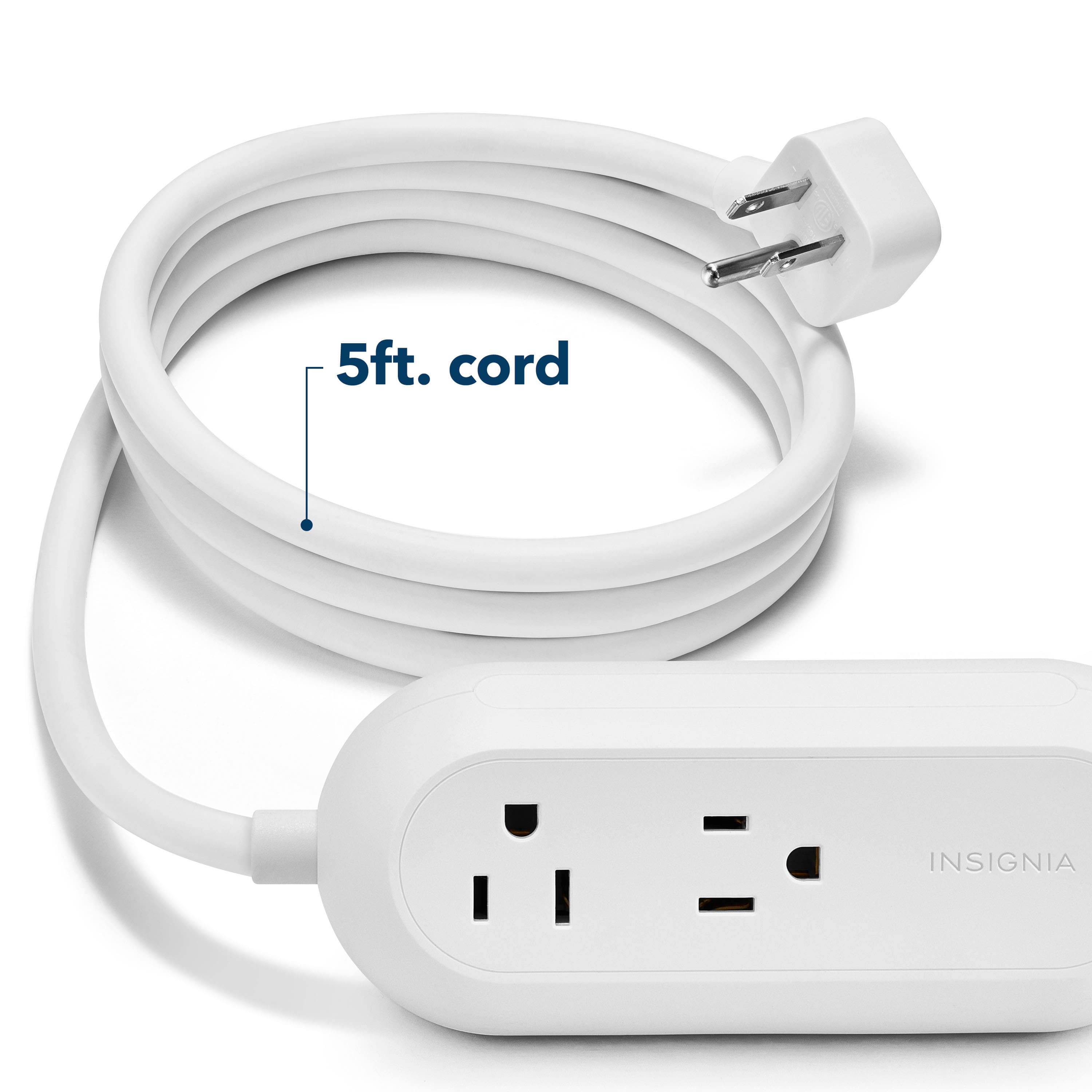Alt View 22. Insignia™ - 6-in-1 70W Charging Station with 2 AC outlets, 3 USB-C and 1 USB ports for laptops, tablets, smartphones and more - White.
