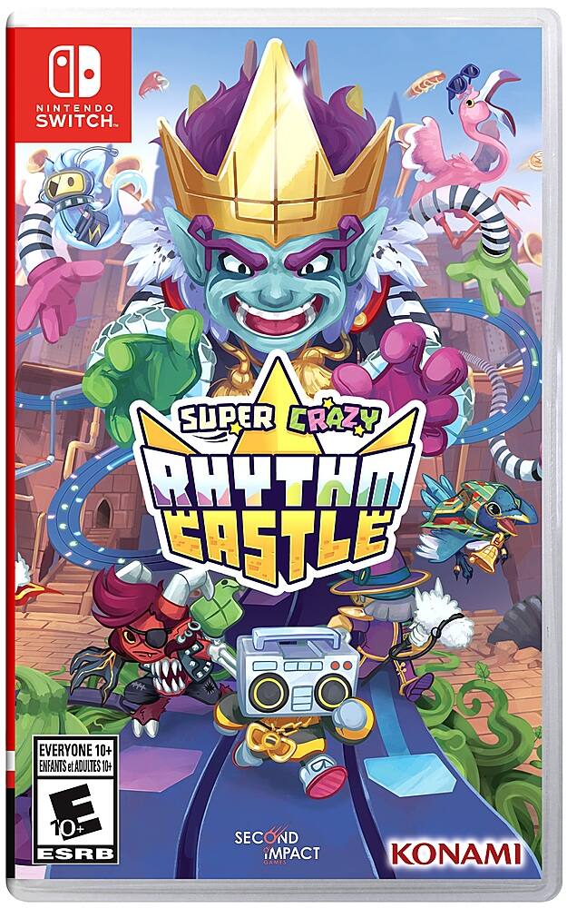 Front. Konami - Super Crazy Rhythm Castle.