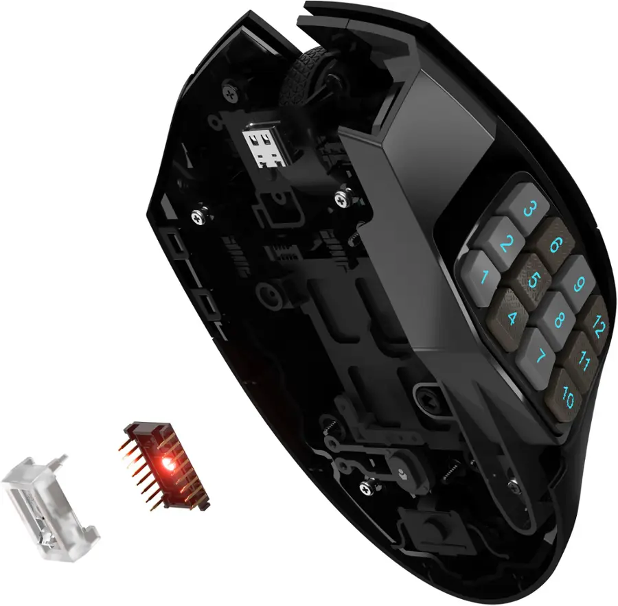 Alt View 15. CORSAIR - Scimitar Elite Wireless Gaming Mouse with 16 Programmable Buttons - Black.