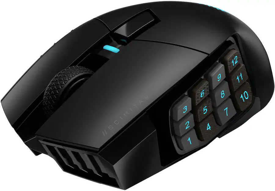 CORSAIR Scimitar Elite Wireless Optical Gaming Mouse with 16