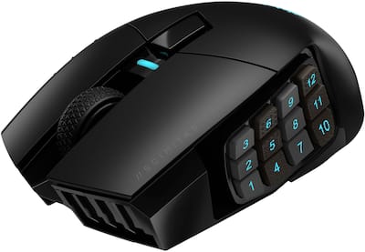 CORSAIR Scimitar Elite Wireless Optical Gaming Mouse with 16 CORSAIR Scimitar Elite Wireless Optical Gaming Mouse with 16