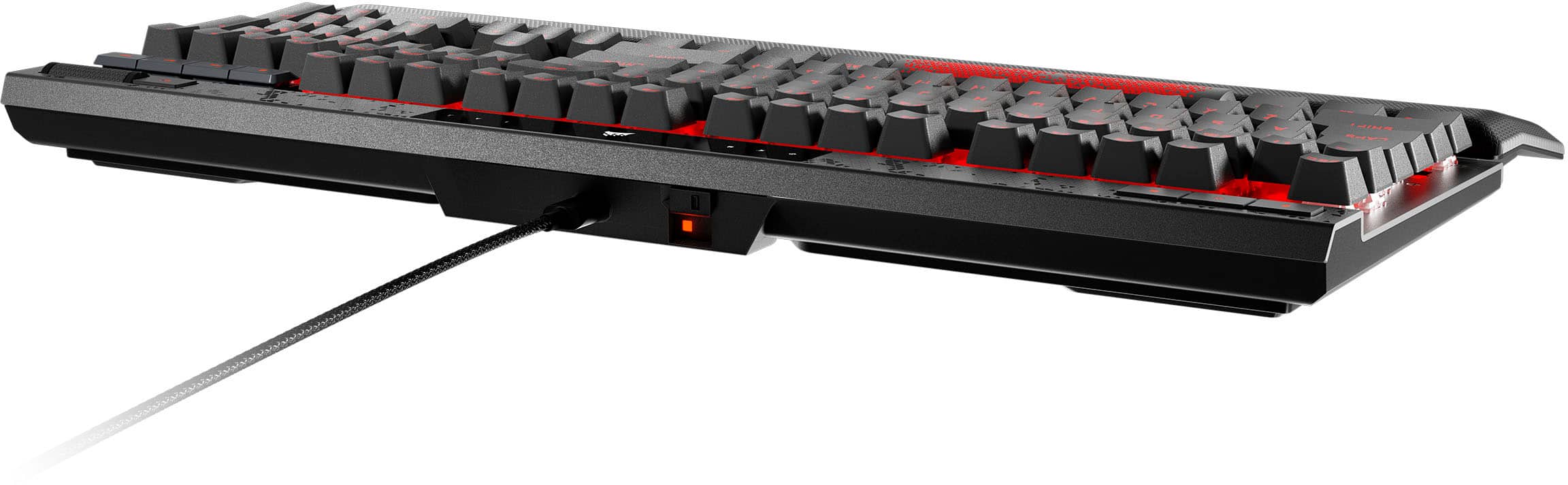 Alt View 13. CORSAIR - K70 MAX RGB Magnetic-Mechanical Gaming Keyboard with PBT Double-Shot Keycaps - Steel Gray.