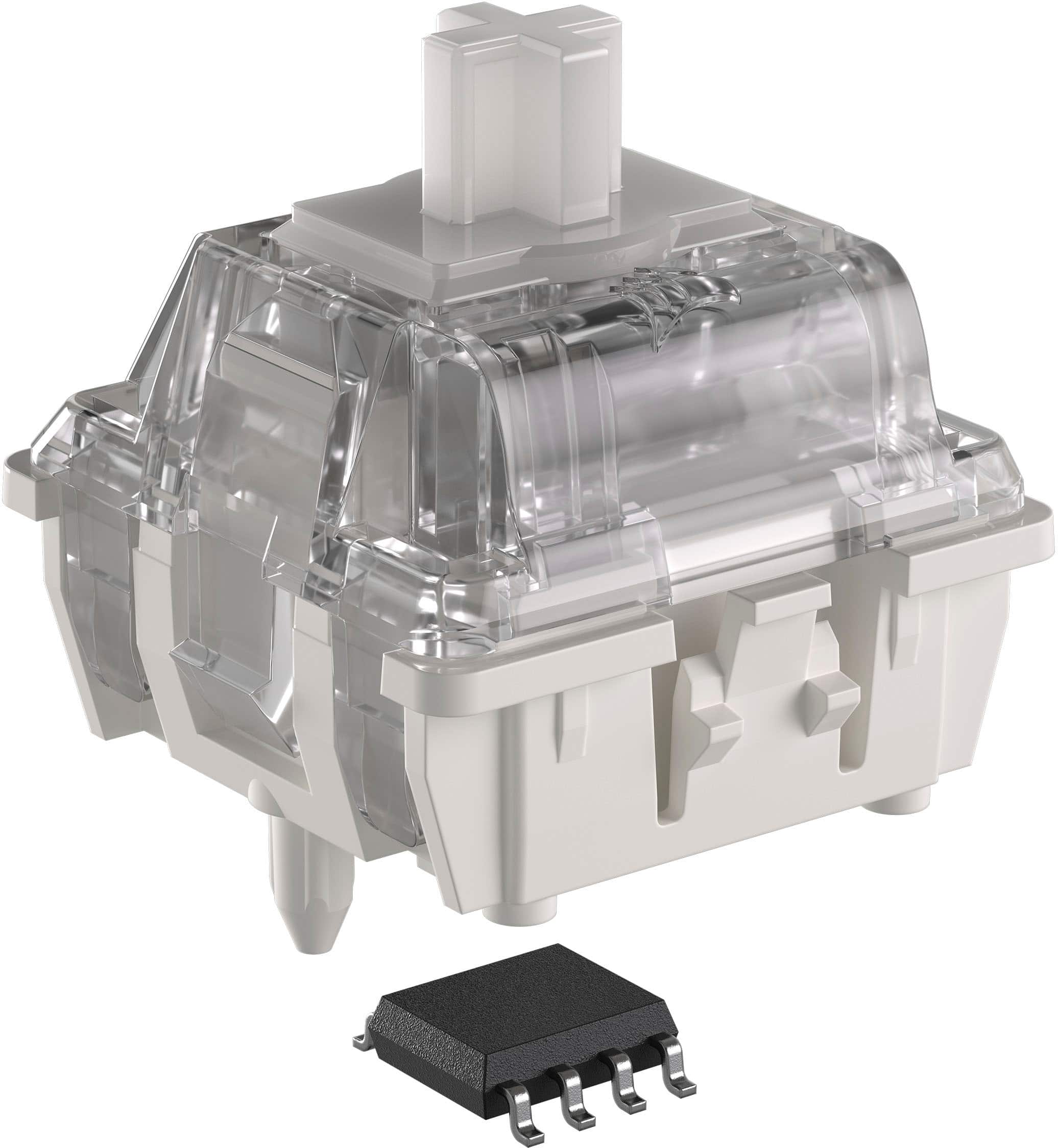 Alt View 17. CORSAIR - K70 MAX RGB Magnetic-Mechanical Gaming Keyboard with PBT Double-Shot Keycaps - Steel Gray.