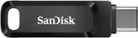 Front. SanDisk - Ultra Dual Drive Go 1TB USB Type-A/USB Type-C Flash Drive - Black.