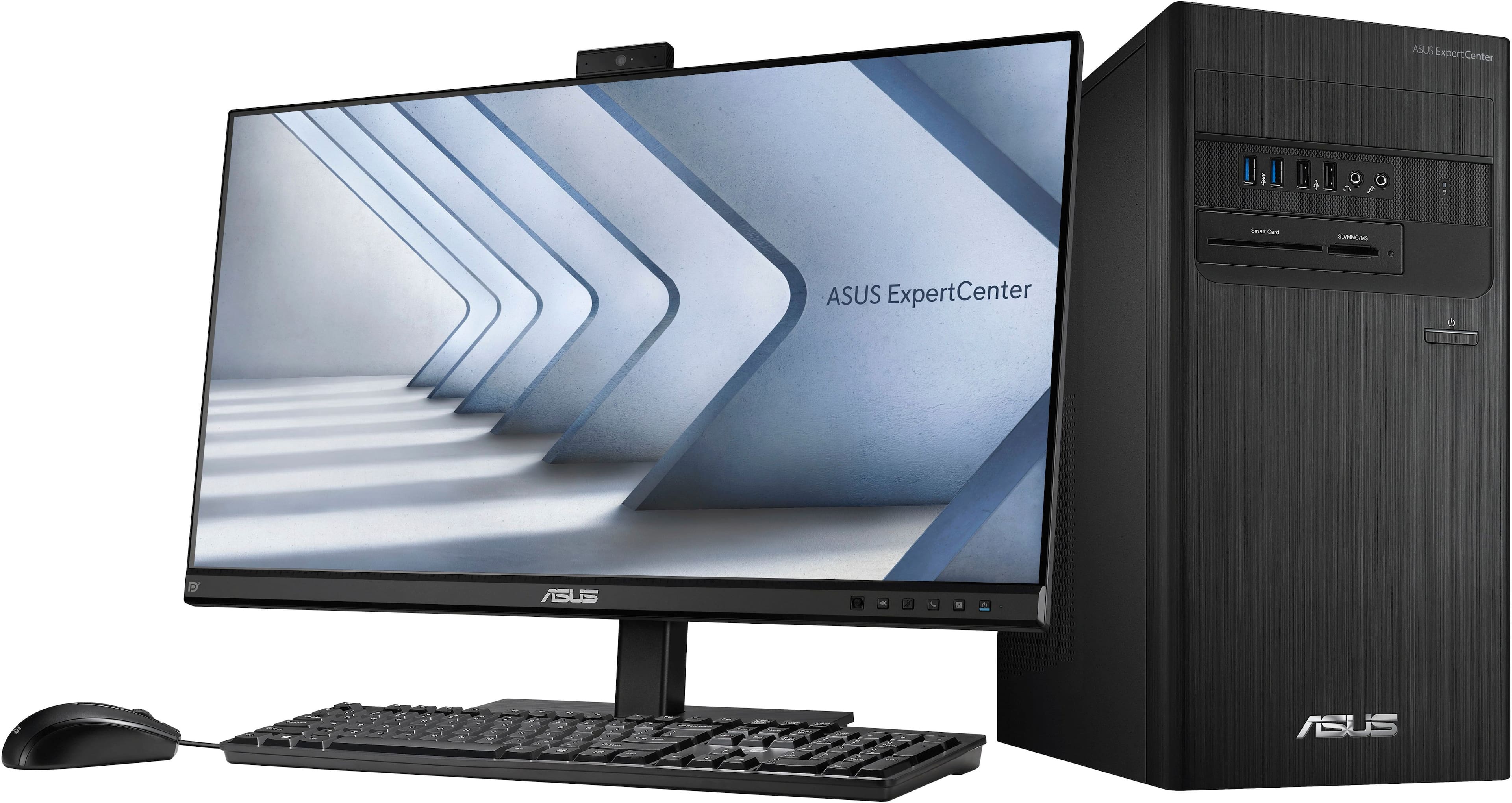 Alt View 2. ASUS - ExpertCenter D500 Desktop - Intel i5-13400 - 8GB Memory - 512GB SSD - Black.
