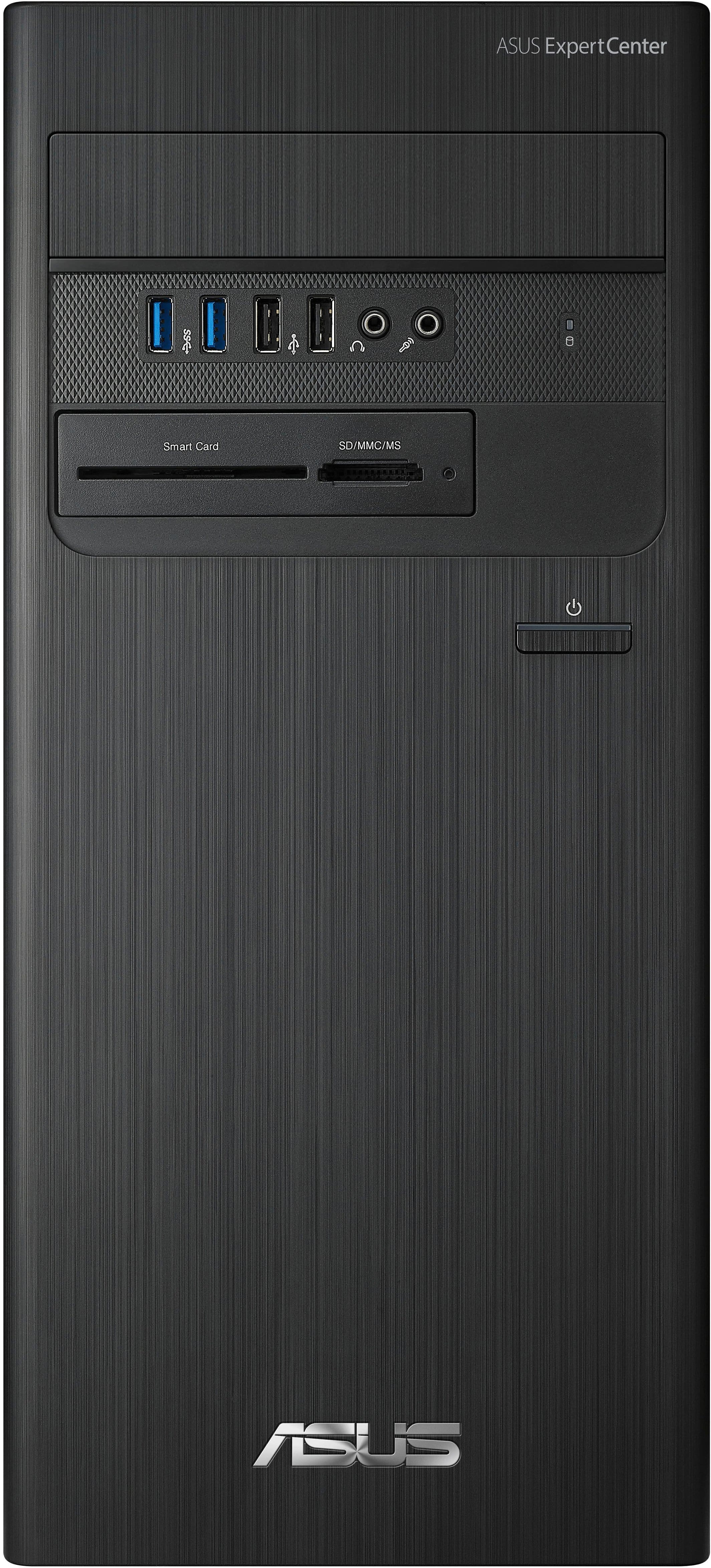Front. ASUS - ExpertCenter D500 Desktop - Intel i7-13700 - 16GB Memory - 2TB SSD - Black.