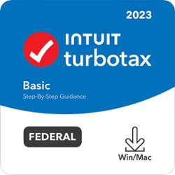 TurboTax - Basic 2023 Federal Only + E-file - Mac OS, Windows [Digital] - Front_Zoom