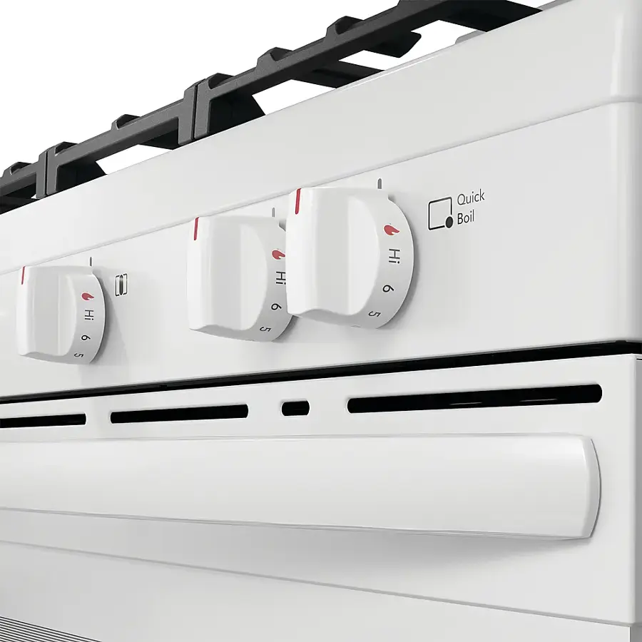 Alt View 12. Frigidaire - Frigidaire 5.1 Cu. Ft. Freestanding Gas Range with Quick Boil - White.