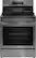 Front. Frigidaire - Gallery 5.3 Cu. Ft. Freestanding Electric Total Convection Range - Black Stainless Steel.