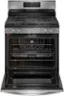 Alt View 1. Frigidaire - Gallery 5.1 Cu. Ft. Freestanding Gas Total Convection Range with Self Cleaning - Black Stainless Steel.
