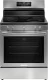 Frigidaire - Gallery 30 in. Wide 5 elements 5.3 Cu. Ft. Freestanding Electric Total Convection Range with No Preheat and Air Fry - Stainless Steel