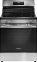 Frigidaire 5.3 Cu. Ft. Freestanding Electric Range with EvenTemp - Stainless Steel - Front_Zoom