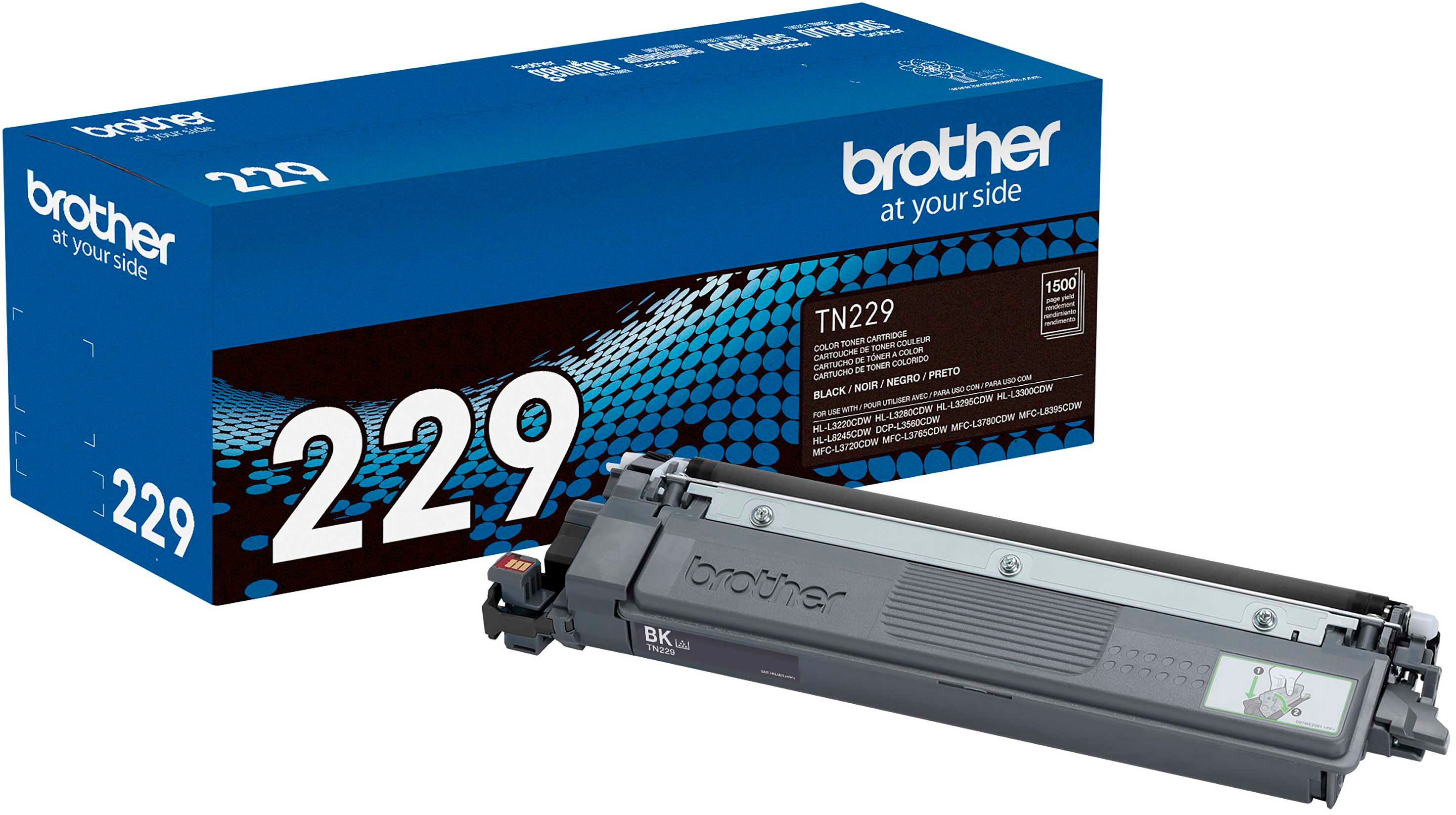 BROTHER TN-243CMYK TONER CARTRIDGE'S 1K PAGES