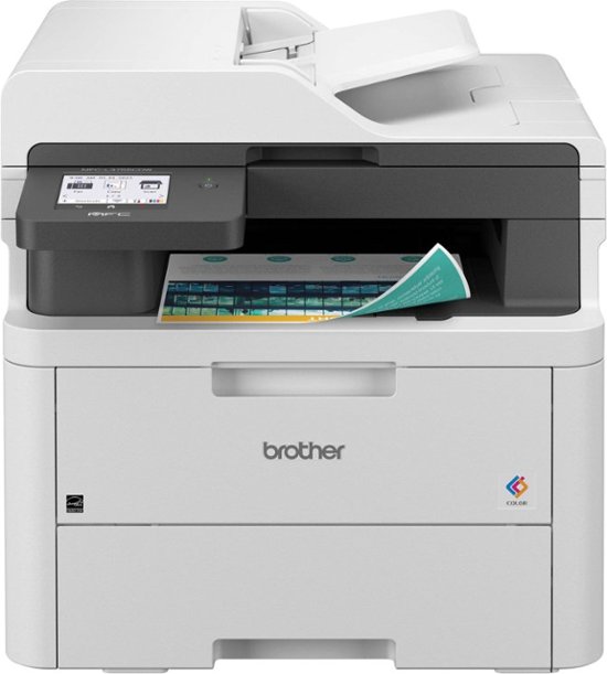 Brother MFC-L3720CDW Wireless Color All-in-One Digital Printer with Laser Quality Output Refresh Subscription Eligibility White MFC-L3720CDW - Best Buy