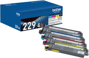 Brother - TN229 4PK 4-Pack Standard-Yield Toner Cartridges - Black/Cyan/Magenta/Yellow - Front_Zoom