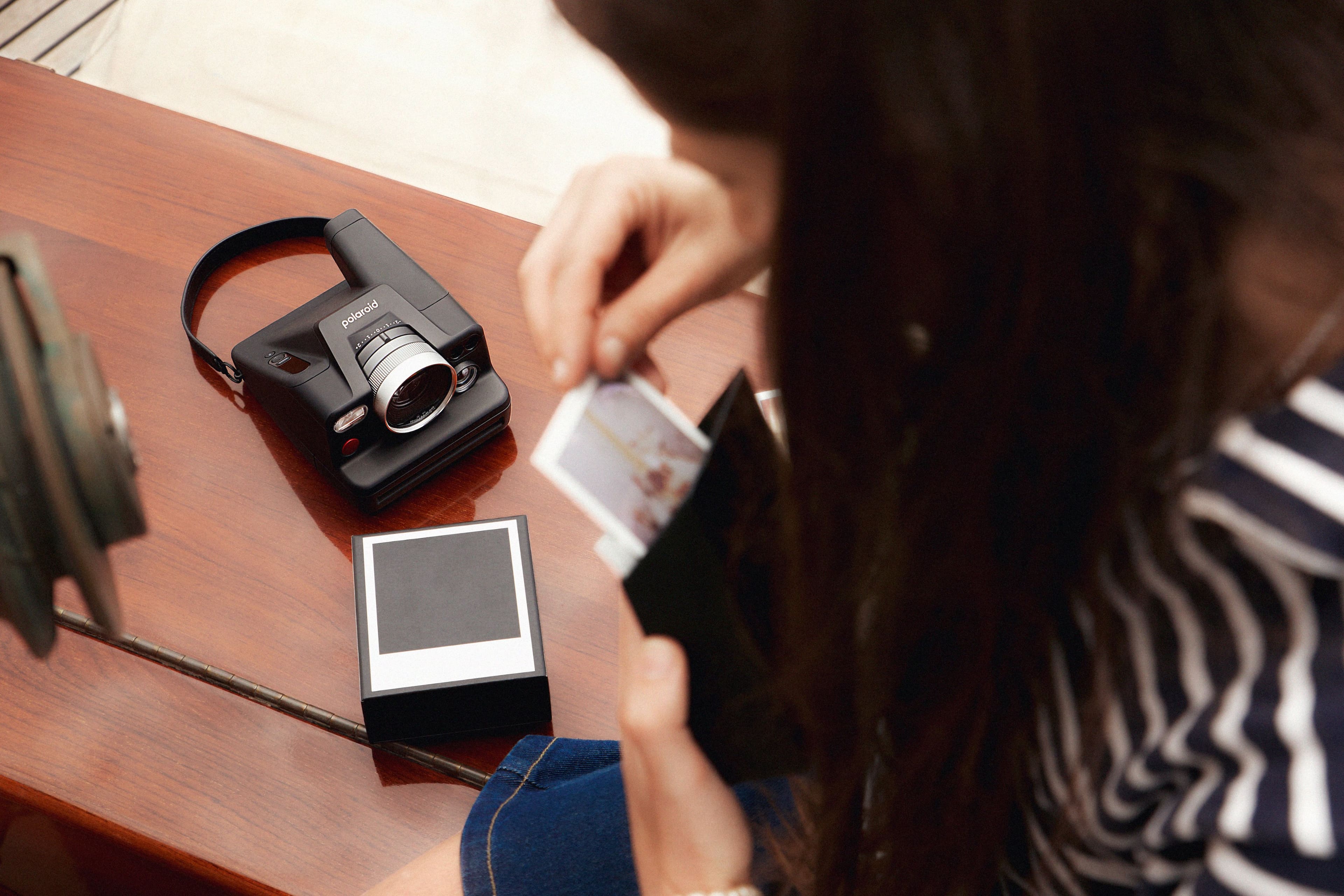 Alt View 2. Polaroid - I-2 Instant Camera - Black.