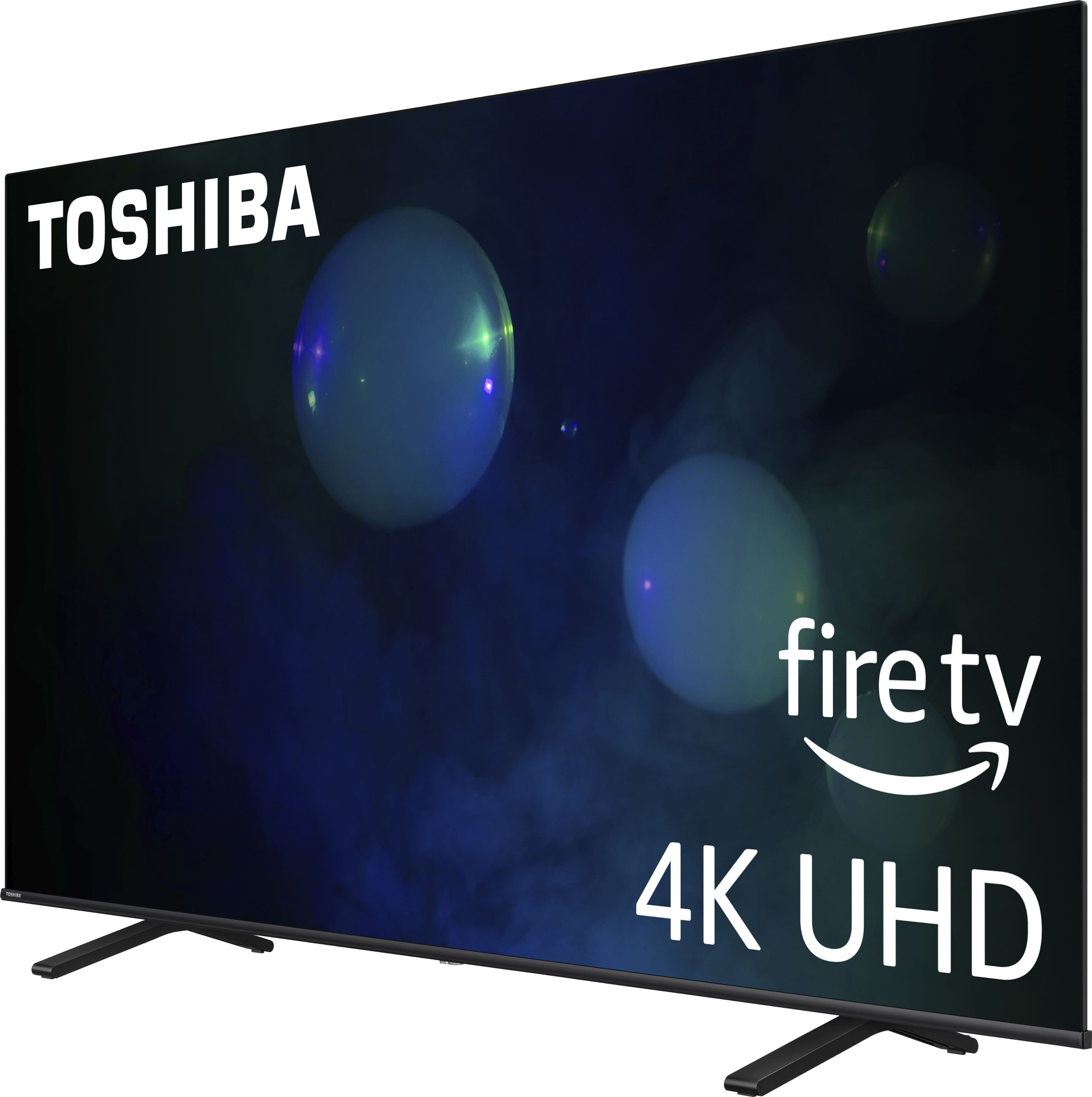 Angle. Toshiba - Toshiba - 75" Class C350 Series LED 4K UHD Smart Fire TV - BLACK.