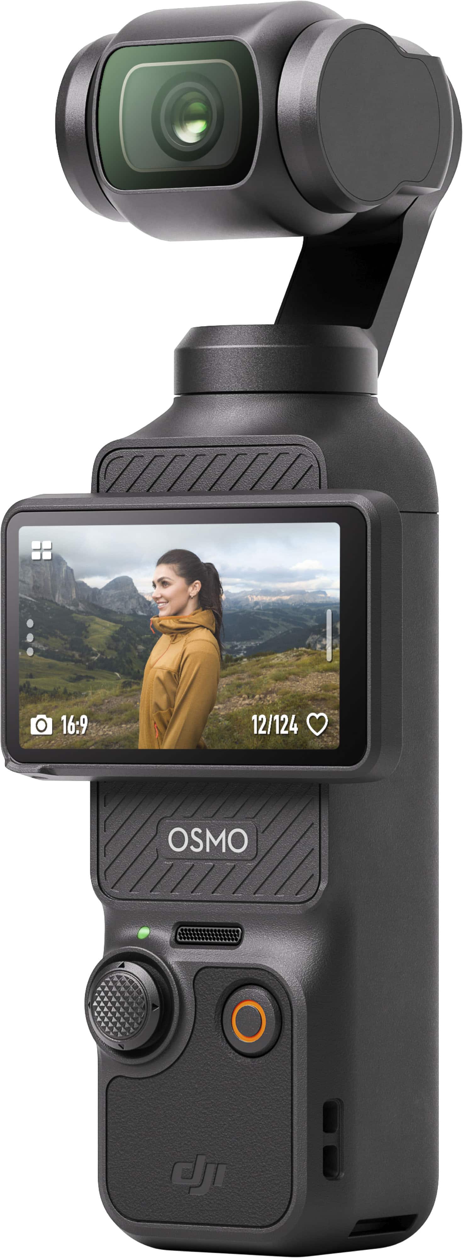 Alt View 12. DJI - Osmo Pocket 3 3-Axis Stabilized 4K Handheld Camera with Rotatable Touchscreen - Gray.