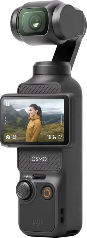 DJI - Osmo Pocket 3 3-Axis Stabilized 4K Handheld Camera with Rotatable Touchscreen - Gray