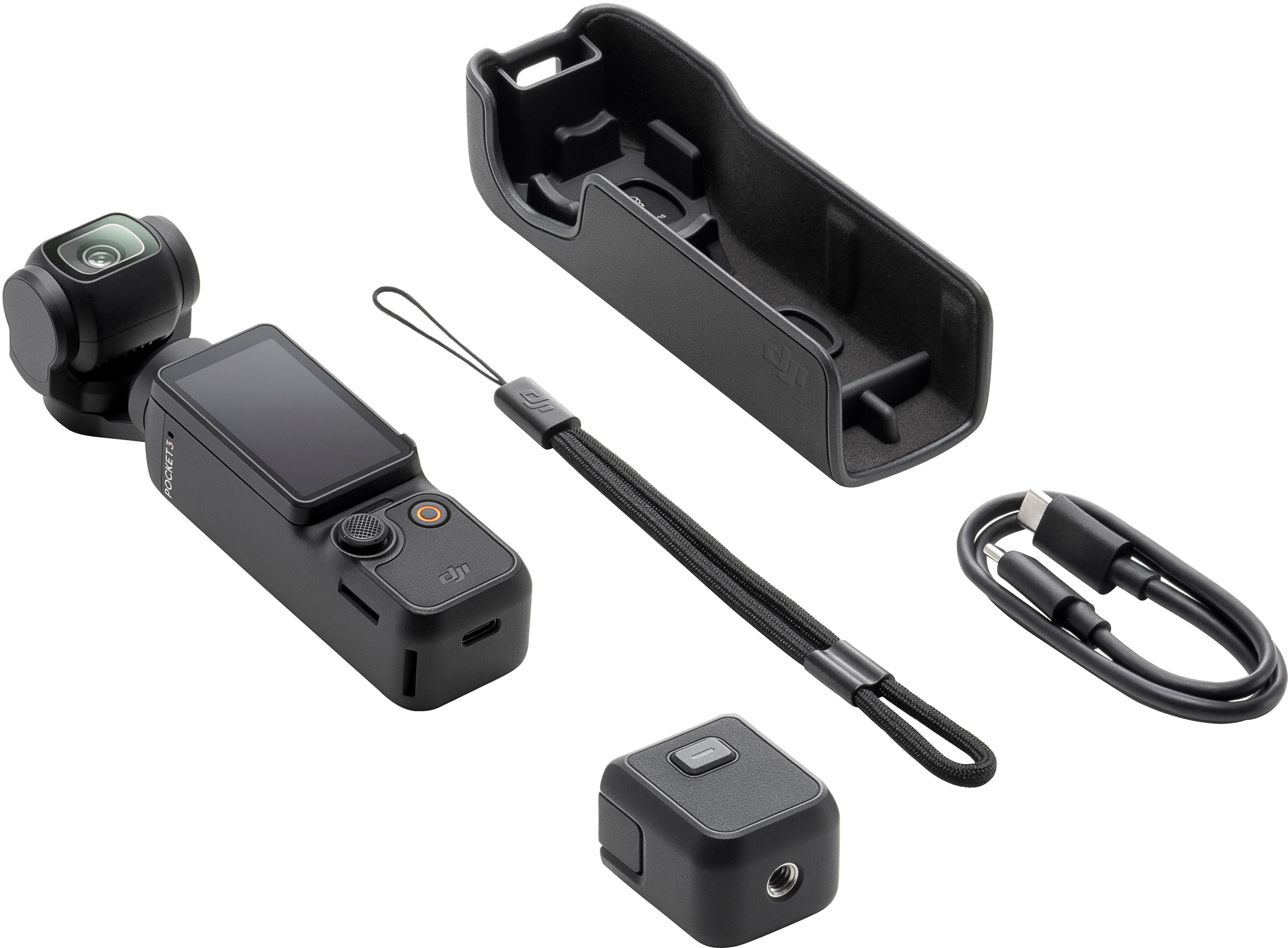 Alt View 13. DJI - Osmo Pocket 3 3-Axis Stabilized 4K Handheld Camera with Rotatable Touchscreen - Gray.