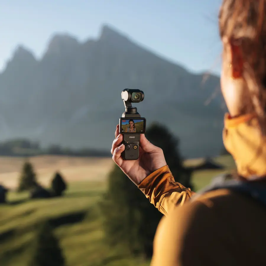 Alt View 15. DJI - Osmo Pocket 3 3-Axis Stabilized 4K Handheld Camera with Rotatable Touchscreen - Gray.