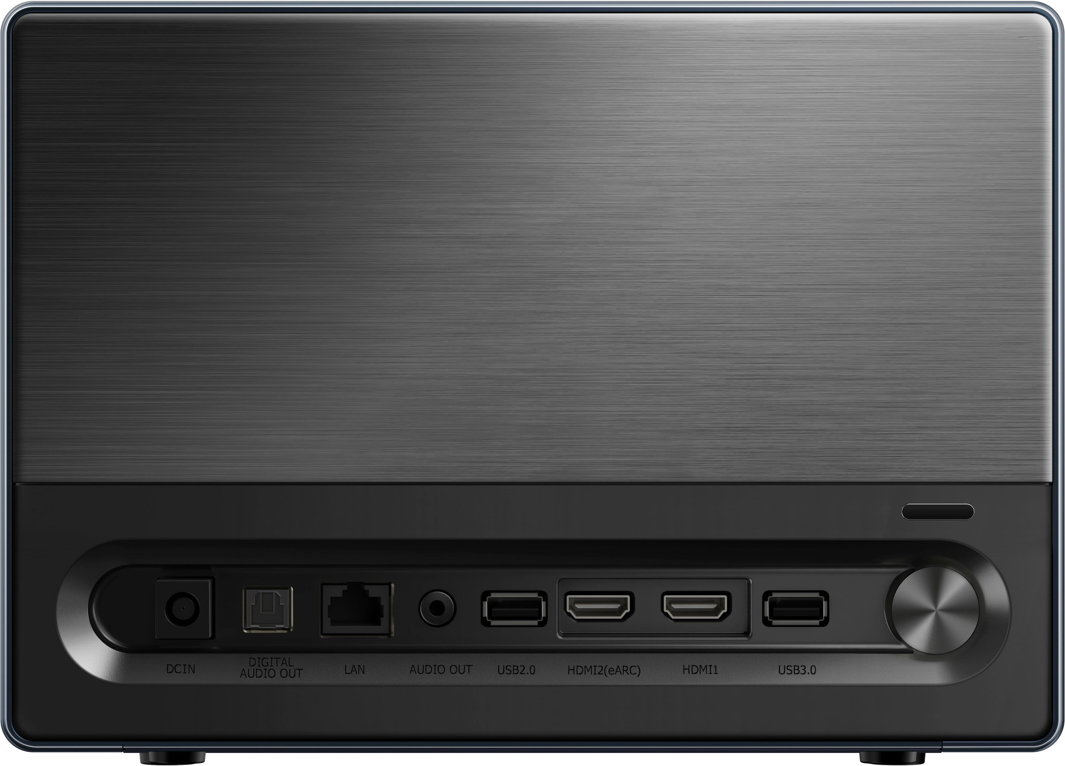 Back. Hisense - C1 Portable Laser Short Throw Mini Projector, Variable Screen Size 65"~300", 4K UHD, 1600 Lumens, Dolby Vision & Atmos - Prussian blue.