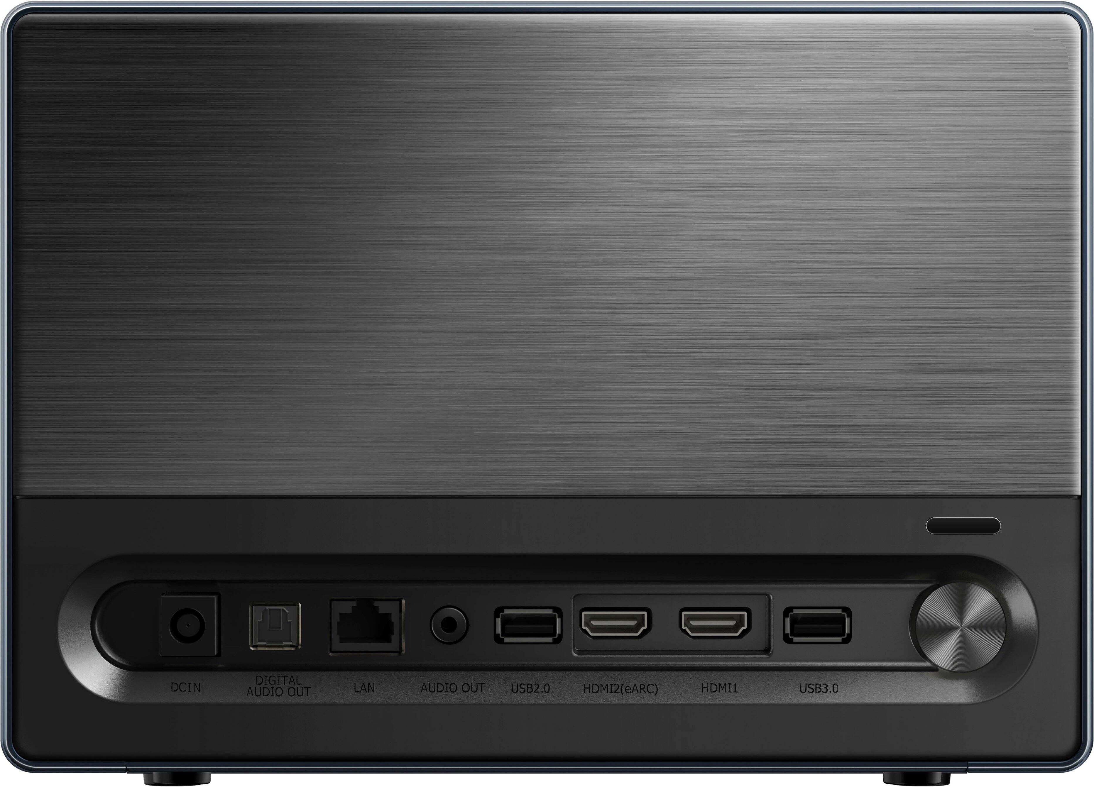 Back. Hisense - C1 Portable Laser Short Throw Mini Projector, Variable Screen Size  65"~300", 4K UHD, 1600 Lumens, Dolby Vision & Atmos - Prussian blue.
