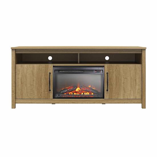 Ameriwood Home Augusta Electric Fireplace and TV Console for TVs