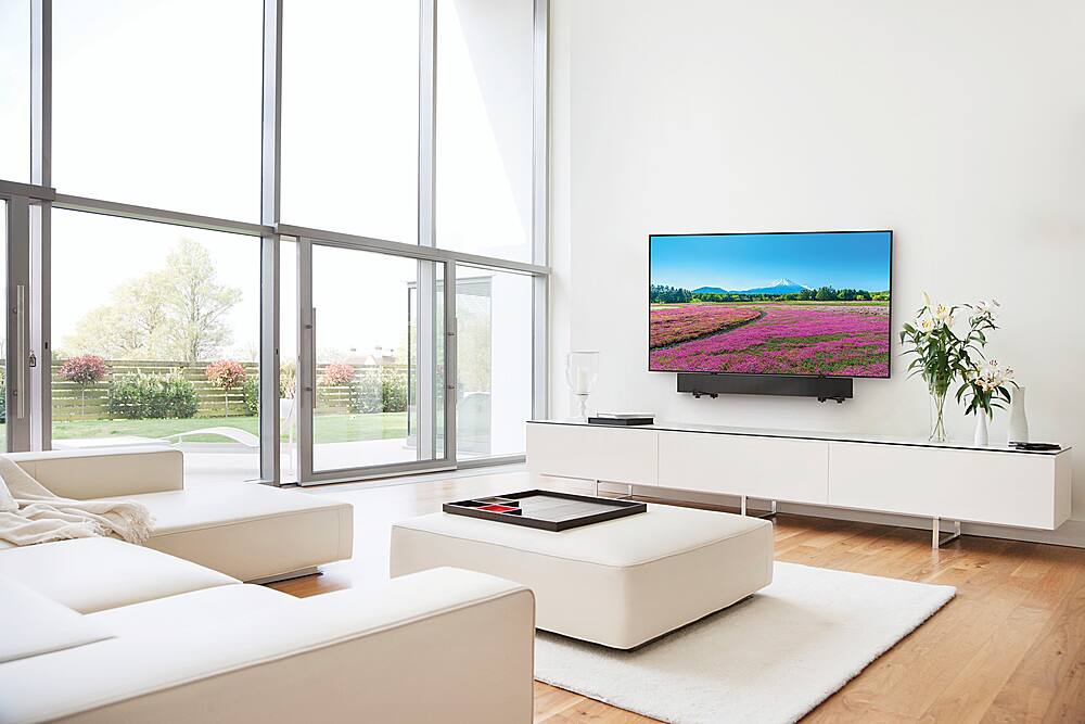 Alt View 11. Peerless-AV - Universal Sound Bar Mount - Black.