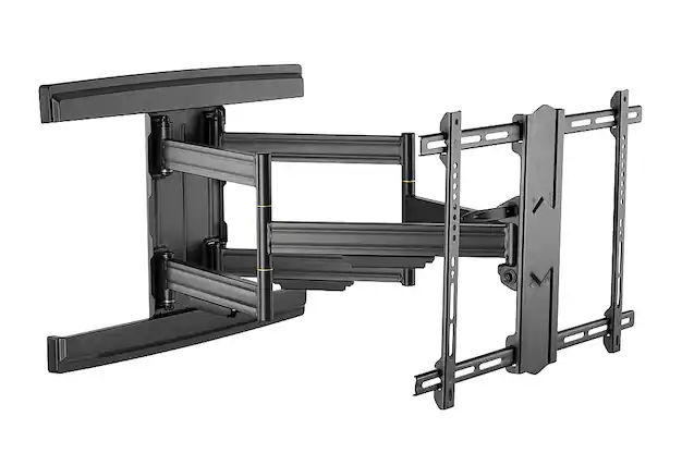 Front. Peerless-AV - Universal Articulating TV Mount for 37-80" Displays - Black.