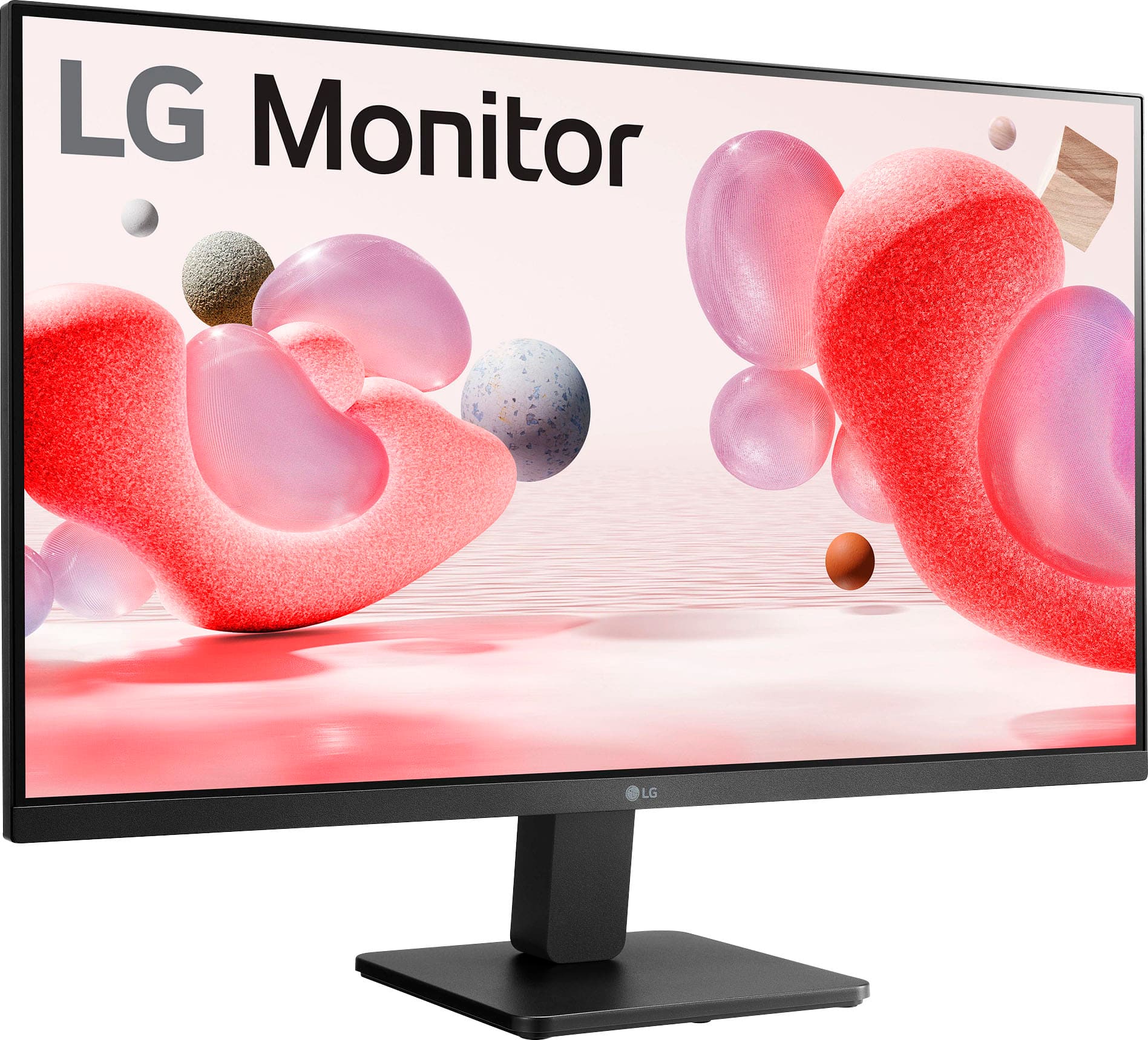 Angle. LG - 27" IPS 3-Side Borderless FHD 100Hz AMD 100Hz FreeSync Monitor (HDMI) - Black.