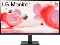 LG - 27" IPS 3-Side Borderless FHD 100Hz AMD 100Hz FreeSync Monitor (HDMI) - Black - Front_Zoom