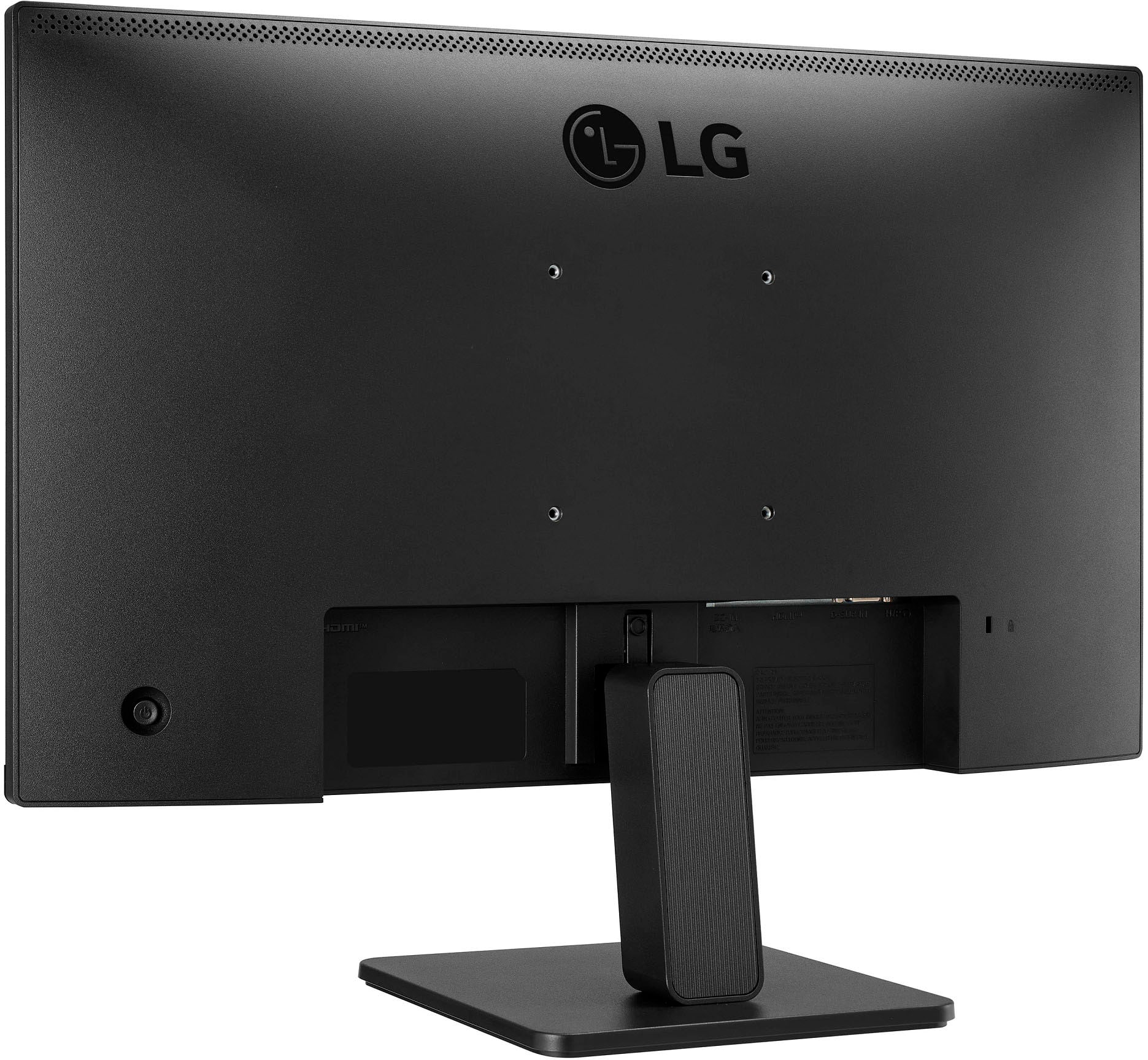 Back. LG - 24" IPS 3-Side Borderless FHD 100Hz AMD 100Hz FreeSync Monitor (HDMI) - Black.
