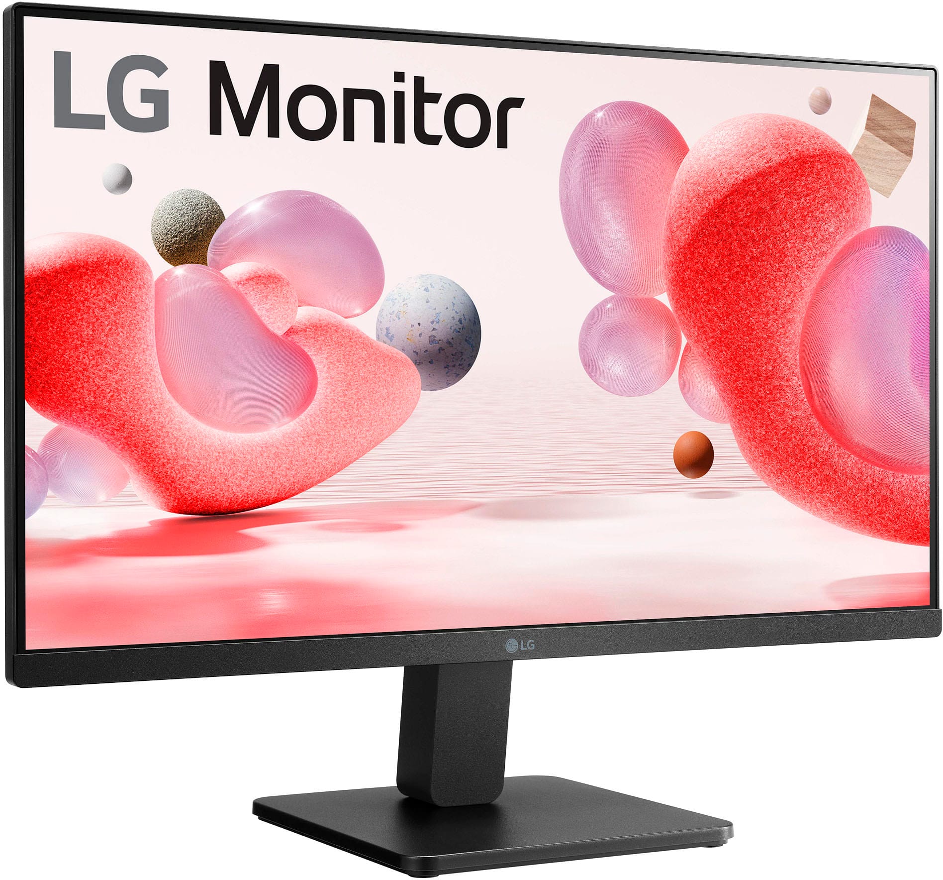 Angle. LG - 24" IPS 3-Side Borderless FHD 100Hz AMD 100Hz FreeSync Monitor (HDMI) - Black.