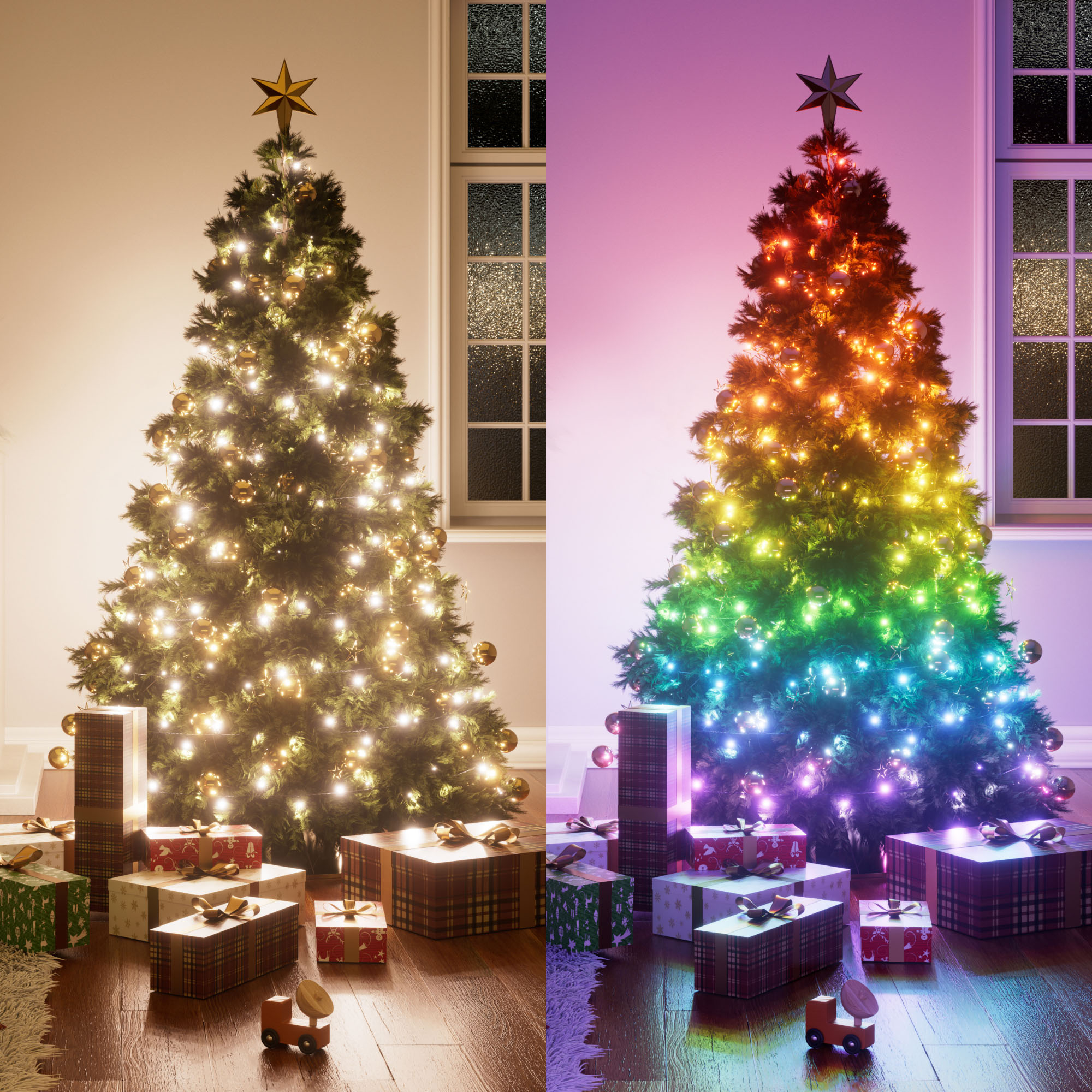 Govee 65.6ft Outdoor LED Strip Lights for Christmas Decor
