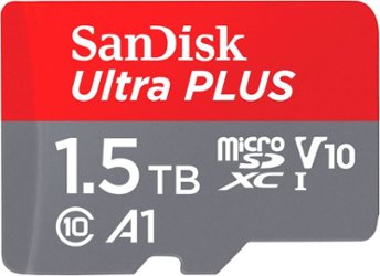 SanDisk - Ultra PLUS 1.5TB microSDXC UHS-I Memory Card - Front_Zoom