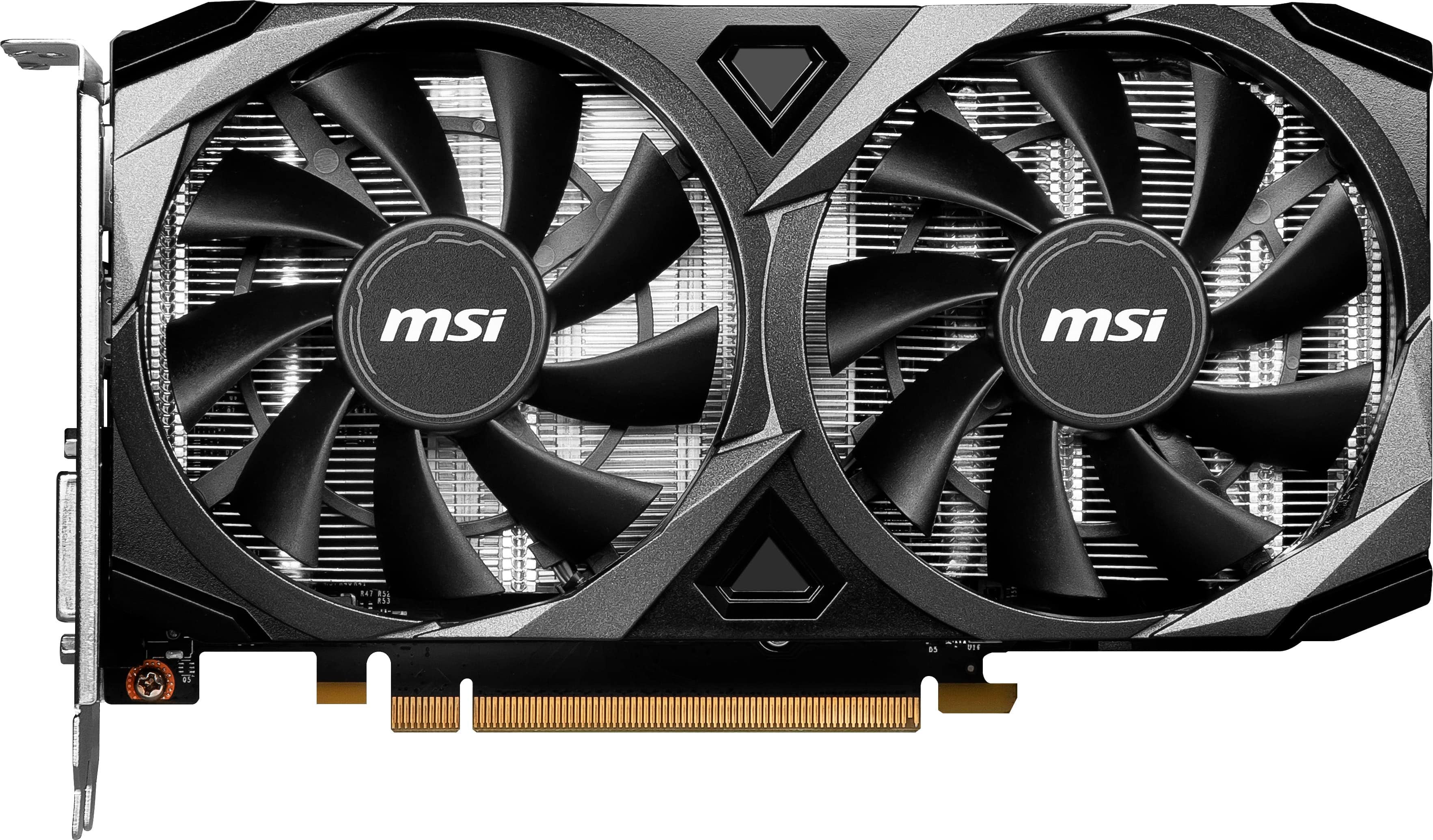 Alt View 11. MSI - NVIDIA RTX 3050 VENTUS 2X XS 8G OC - 8GB GDDR6 - PCI Express 4.0 - Graphics Card - Black.