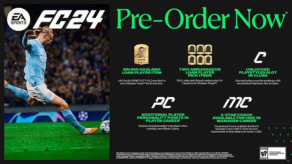 Front. EA Sports FC 24 Pre-sell Offer.