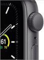 Alt View Zoom 11. Apple Geek Squad Certified Refurbished Watch SE (GPS) 40mm Space Gray Aluminum Case with Black Sport Band - Space Gray.