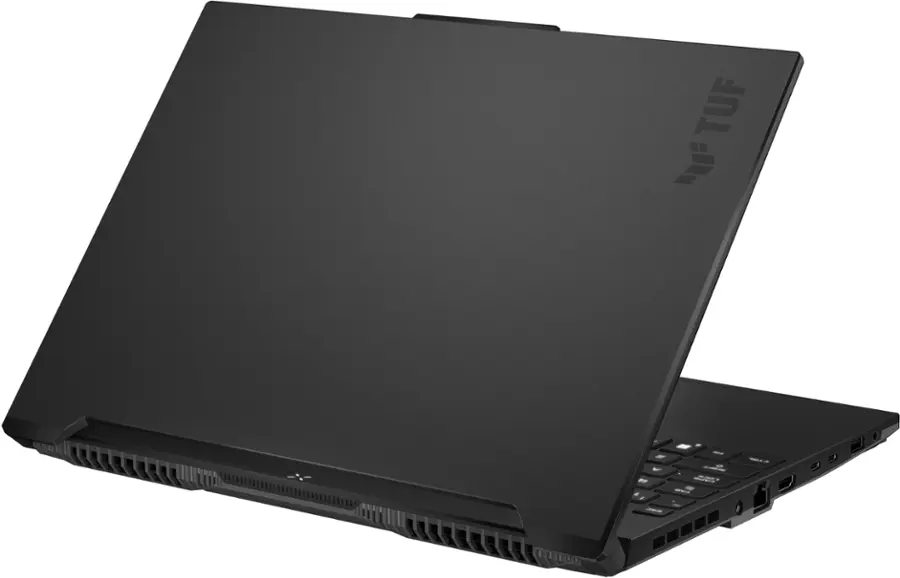 Alt View 7. ASUS - TUF Gaming A16 16" 165Hz Gaming Laptop FHD-AMD Ryzen 7 7735HS with 16GB DDR5 Memory- Radeon RX7700S 512GB PCIe SSD - OFF BLACK.