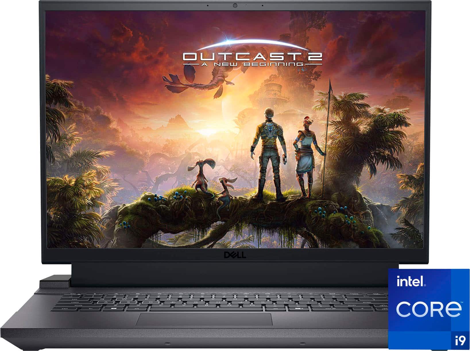 Front. Dell - G16 16" Gaming Laptop - Intel Core i9 - NVIDIA GeForce RTX 4060 - 32GB Memory - 1TB SSD - Metallic Nightshade.